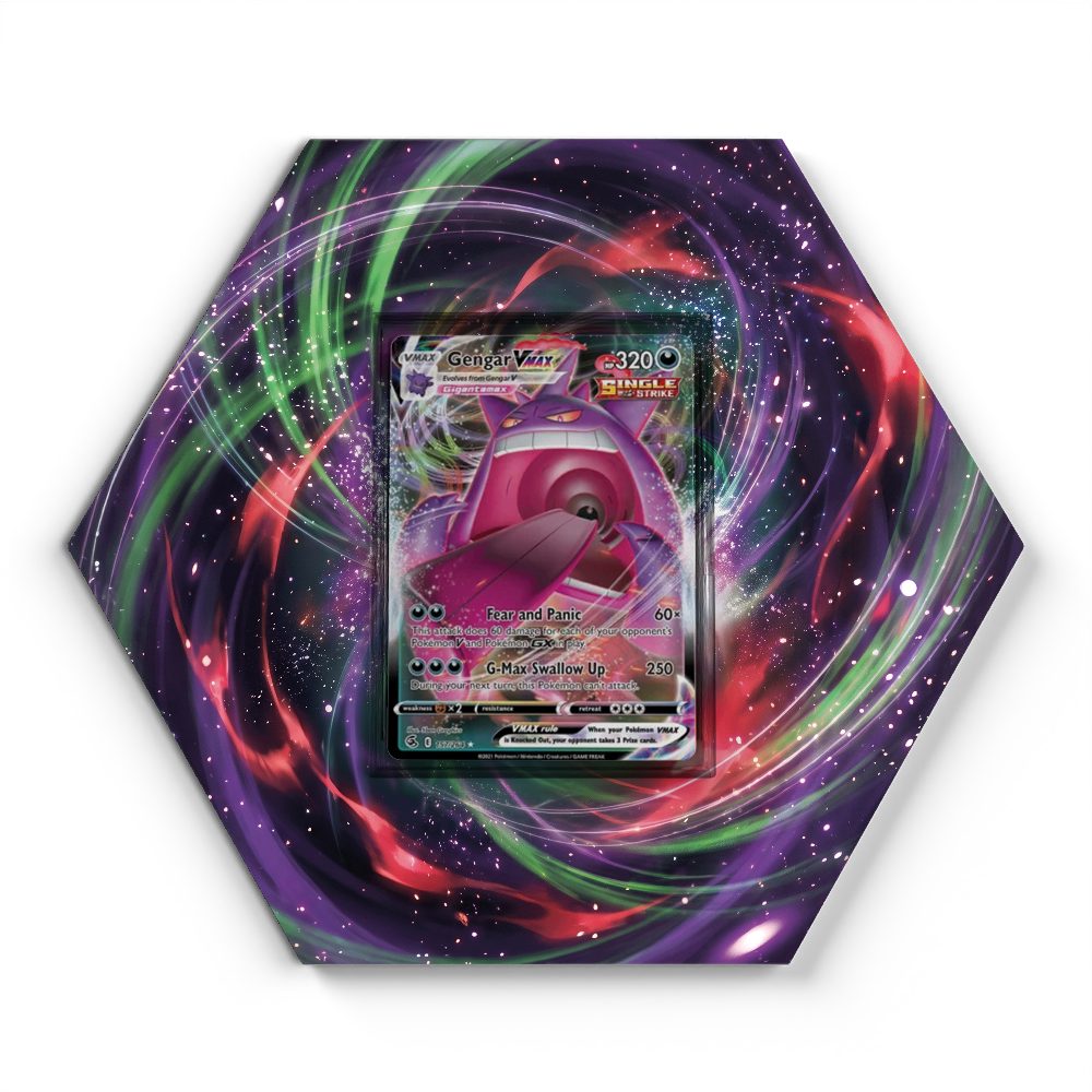 157/264 Gengar VMAX - Extended Artwork Pokemon Card Display