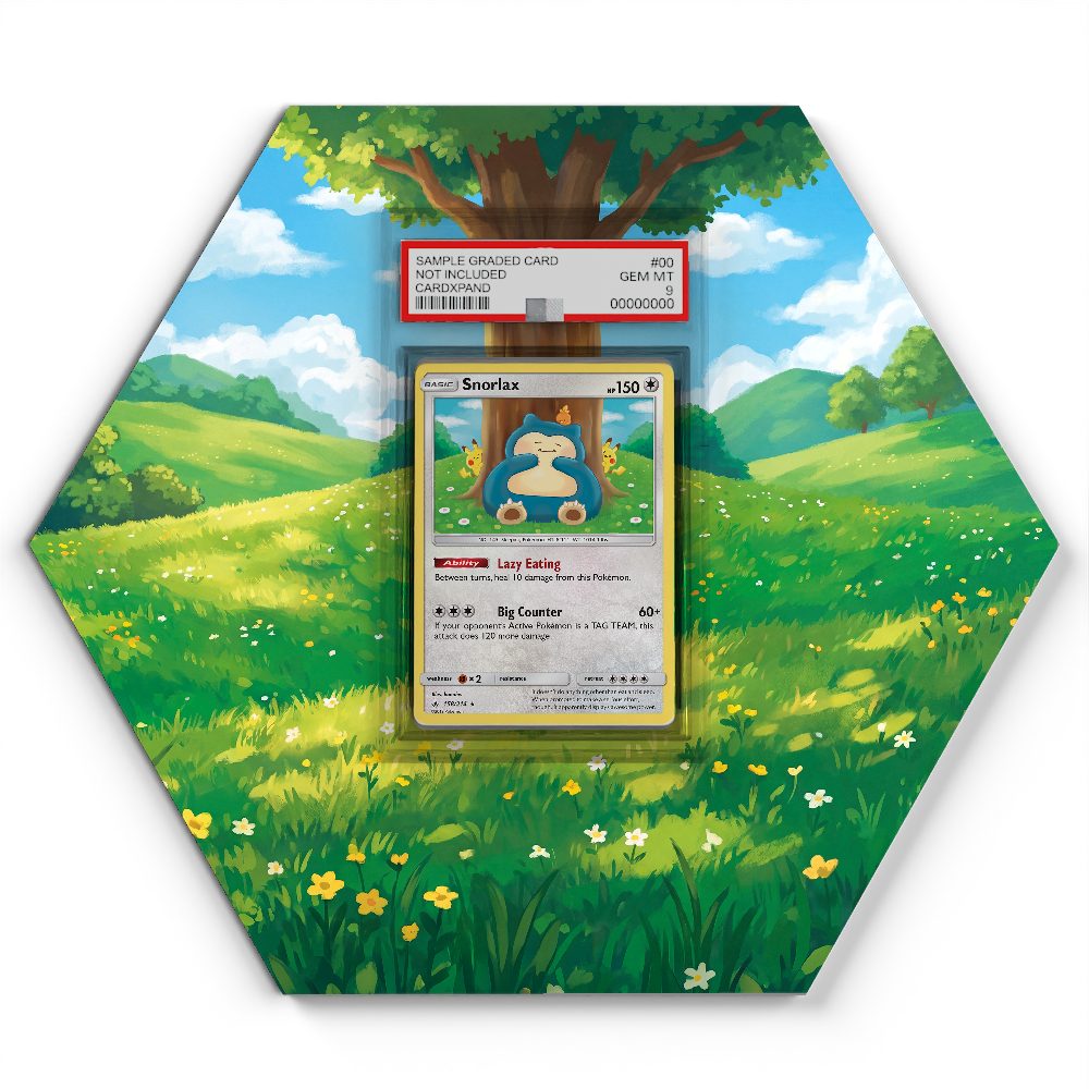 158/214 Snorlax - Extended Artwork Pokemon Card Display