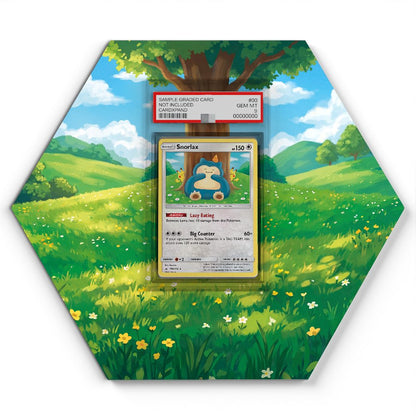158/214 Snorlax - Extended Artwork Pokemon Card Display