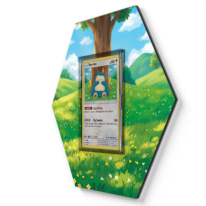 158/214 Snorlax - Extended Artwork Pokemon Card Display