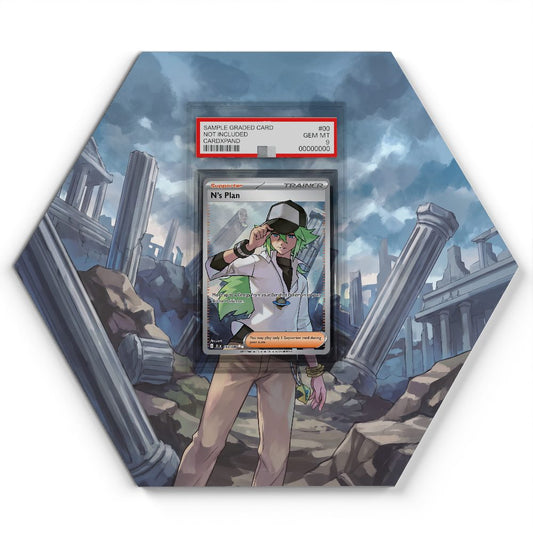 163/086 N’s Plan - Extended Artwork Pokemon Card Display