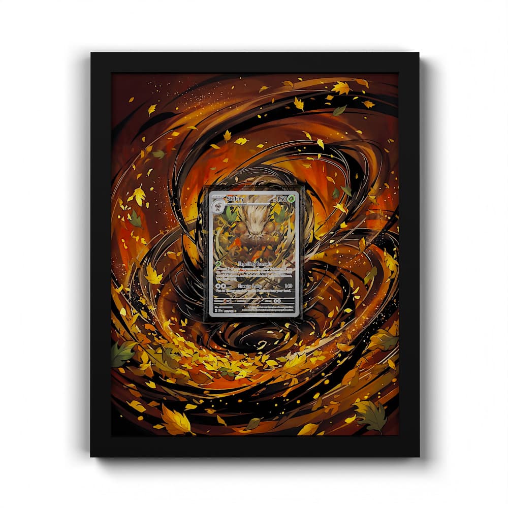 163 Shiftry - Extended Artwork Framed Pokemon Card Display