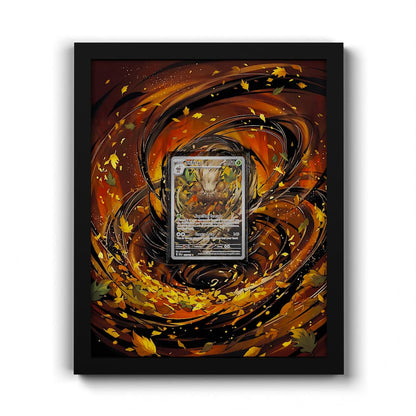 163 Shiftry - Extended Artwork Framed Pokemon Card Display