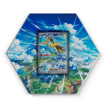 202/165 Zapdos EX - Extended Artwork Pokemon Card Display