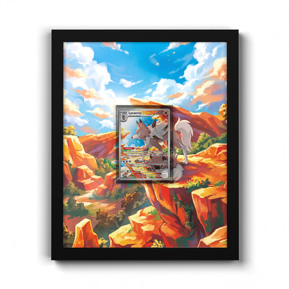 166/159 Lycanroc - Extended Artwork Pokemon Card Frame