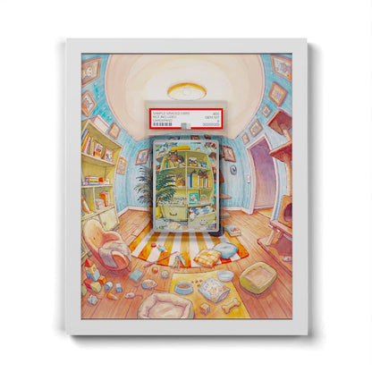 167/162 Litten - Extended Artwork Framed Pokemon Card Display