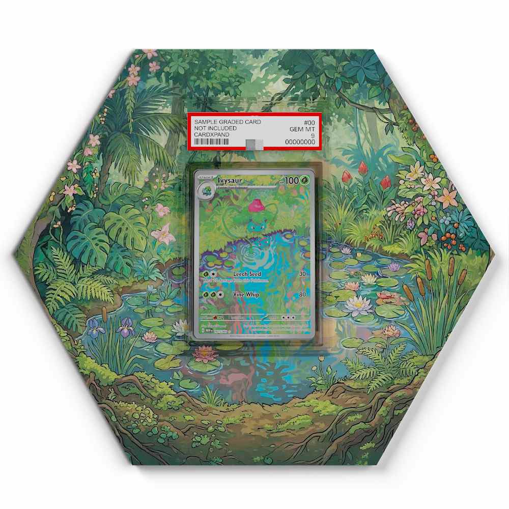 165 167 pokemon card 167/165 Ivysaur - Extended Artwork Display Serial:122614742 [Grass][Grass][Colorless] Sealed Bundle MSRP Meltan 2024 Pokemon Temporal