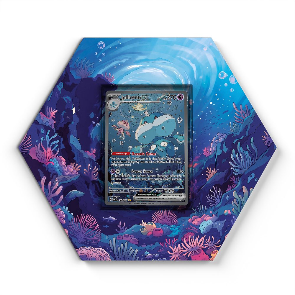 168/086 Jellicent EX - Extended Artwork Pokemon Card Display