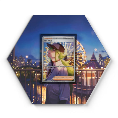 170/086 N's Plan - Extended Artwork Pokemon Card Display