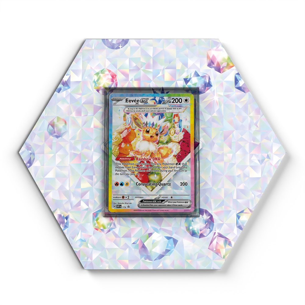 174 Eevee EX - Extended Artwork Pokemon Card Display
