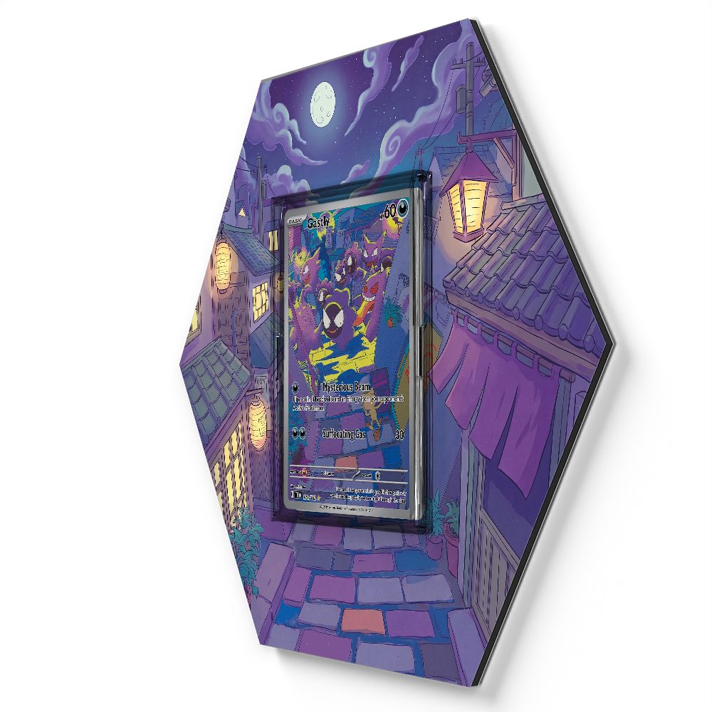 177/162 Gastly - Extended Artwork Pokemon Card Display