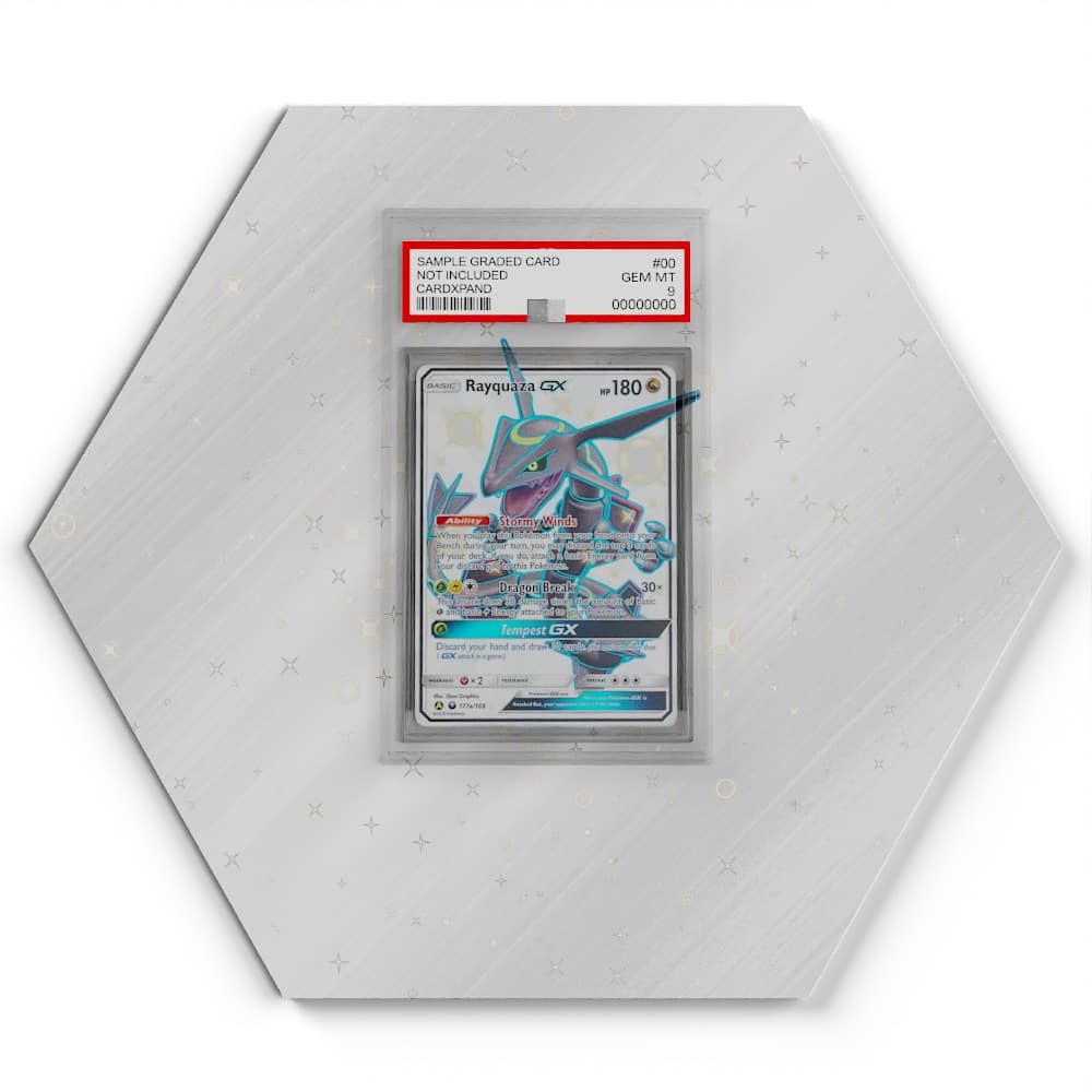 177a/168 Rayquaza GX - Extended Artwork Pokemon Card Display