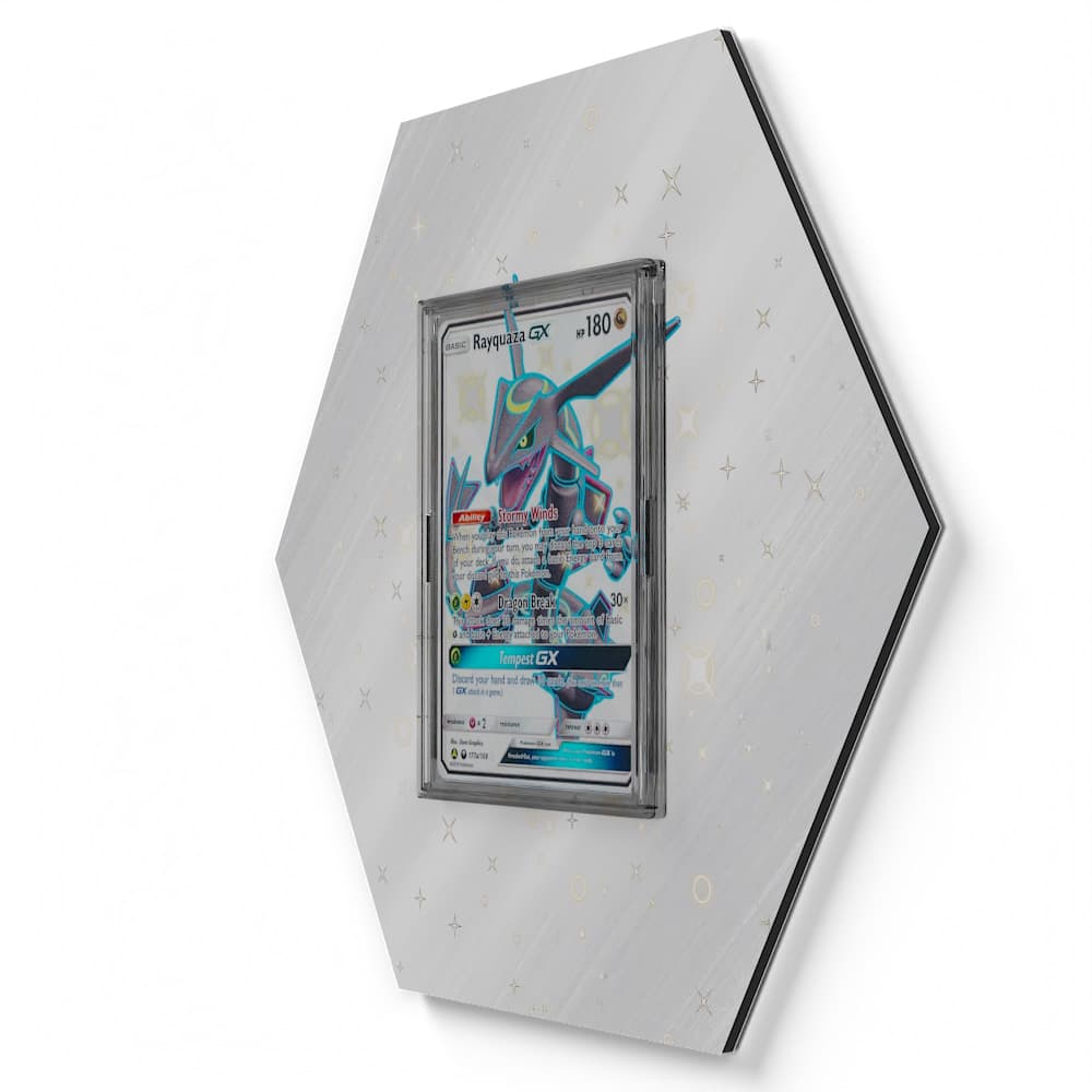 177a/168 Rayquaza GX - Extended Artwork Pokemon Card Display