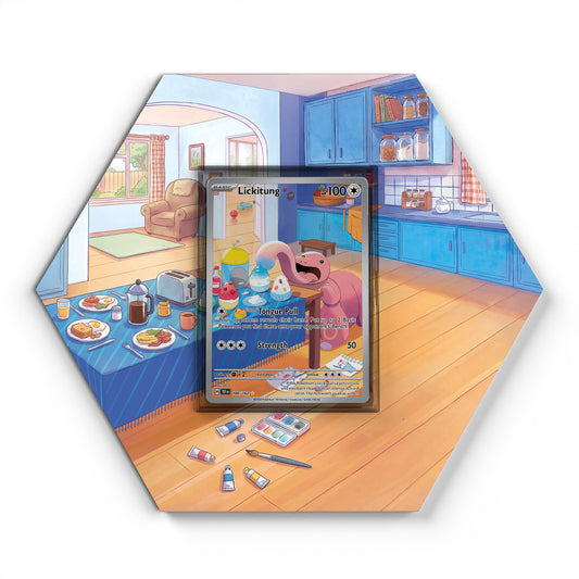 180/162 Lickitung - Extended Artwork Pokemon Card Display