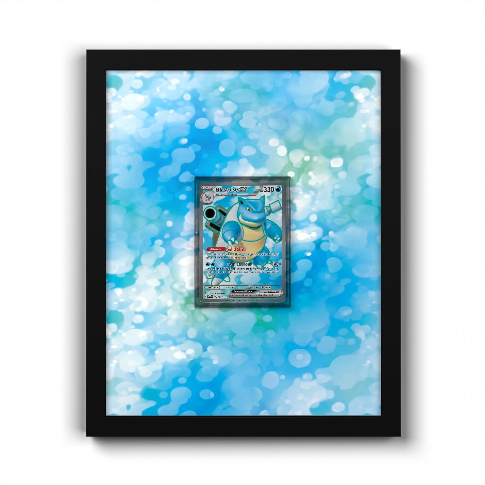 184/165 Blastoise ex - Extended Artwork Pokemon Card Frame