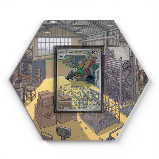 184/167 Lairon - Extended Artwork Pokemon Card Display