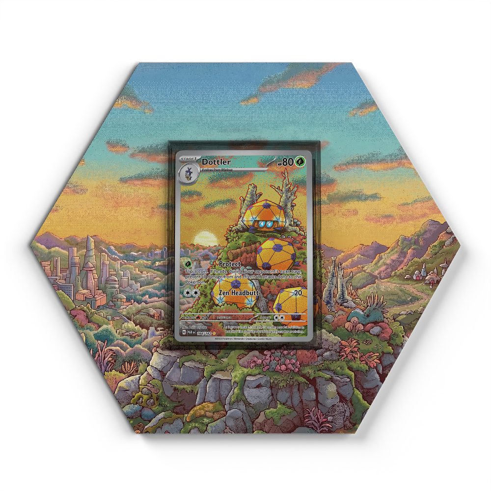 184/182 Dottler - Extended Artwork Pokemon Card Display