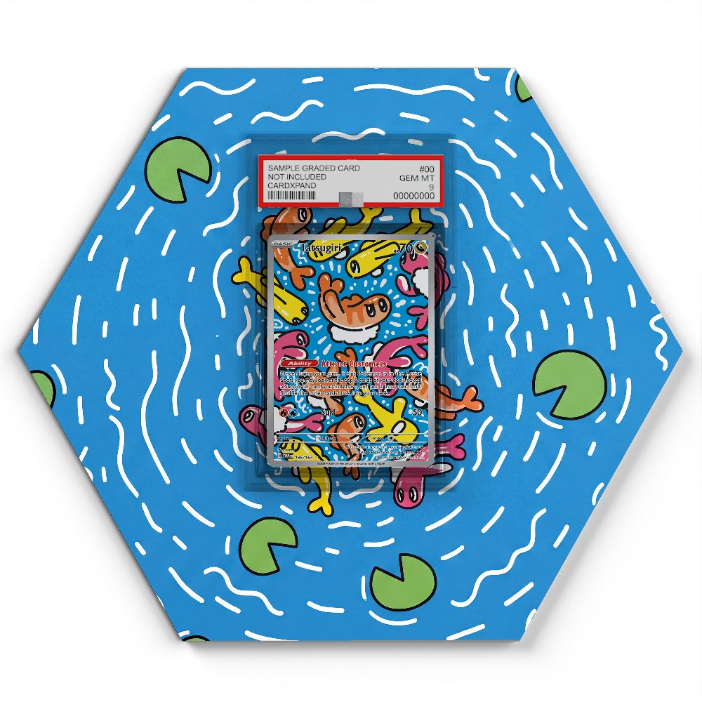186/167 Tatsugiri - Extended Artwork Pokemon Card Display