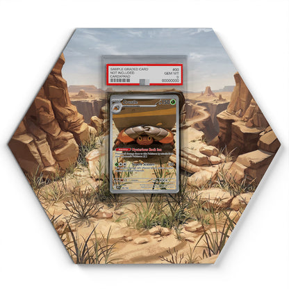 186/182 Crustle - Extended Artwork Pokemon Card Display