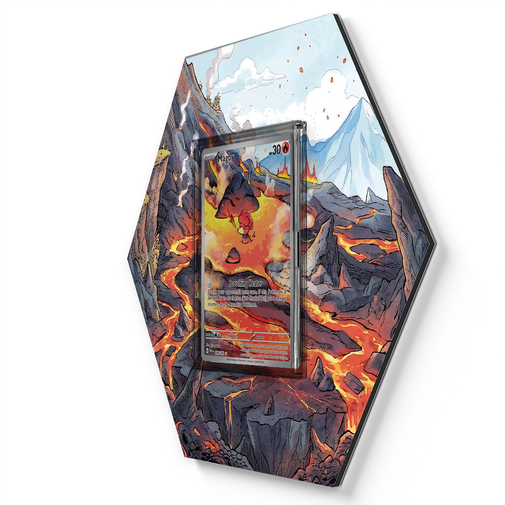 186/182 Magby - Extended Artwork Pokemon Card Display