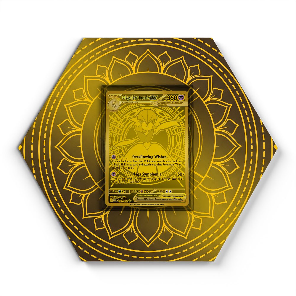 187/132 Mega Gardevoir ex - Extended Artwork Pokemon Card Display