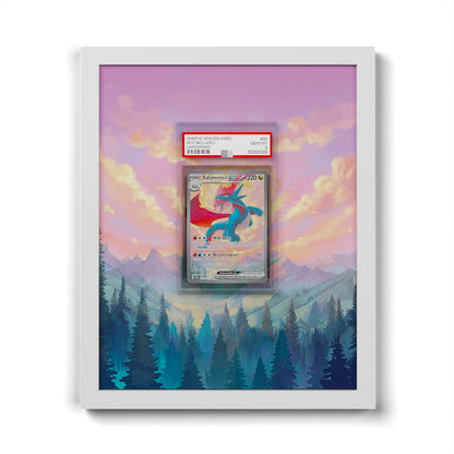 187 Salamence EX - Extended Artwork Framed Pokemon Card Display