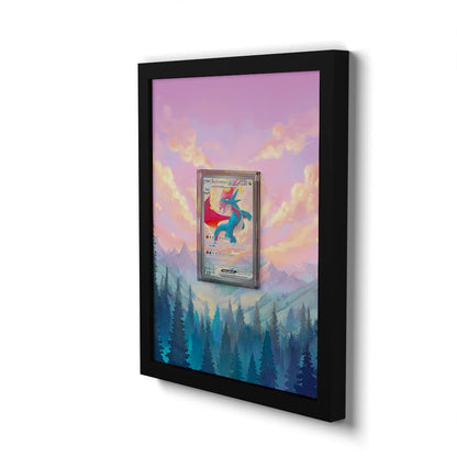 187 Salamence EX - Extended Artwork Framed Pokemon Card Display