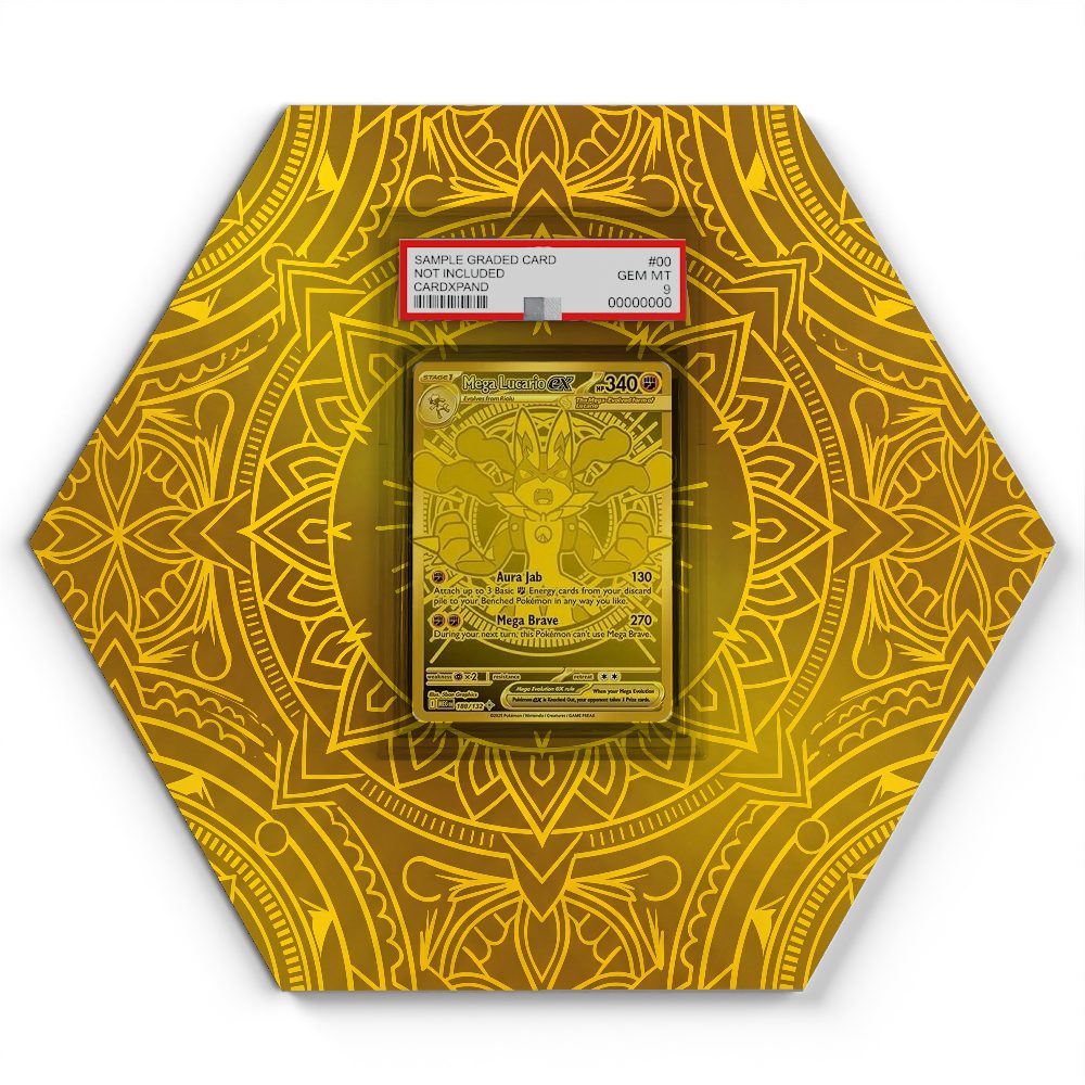 188/132 Mega Lucario ex - Extended Artwork Pokemon Card Display
