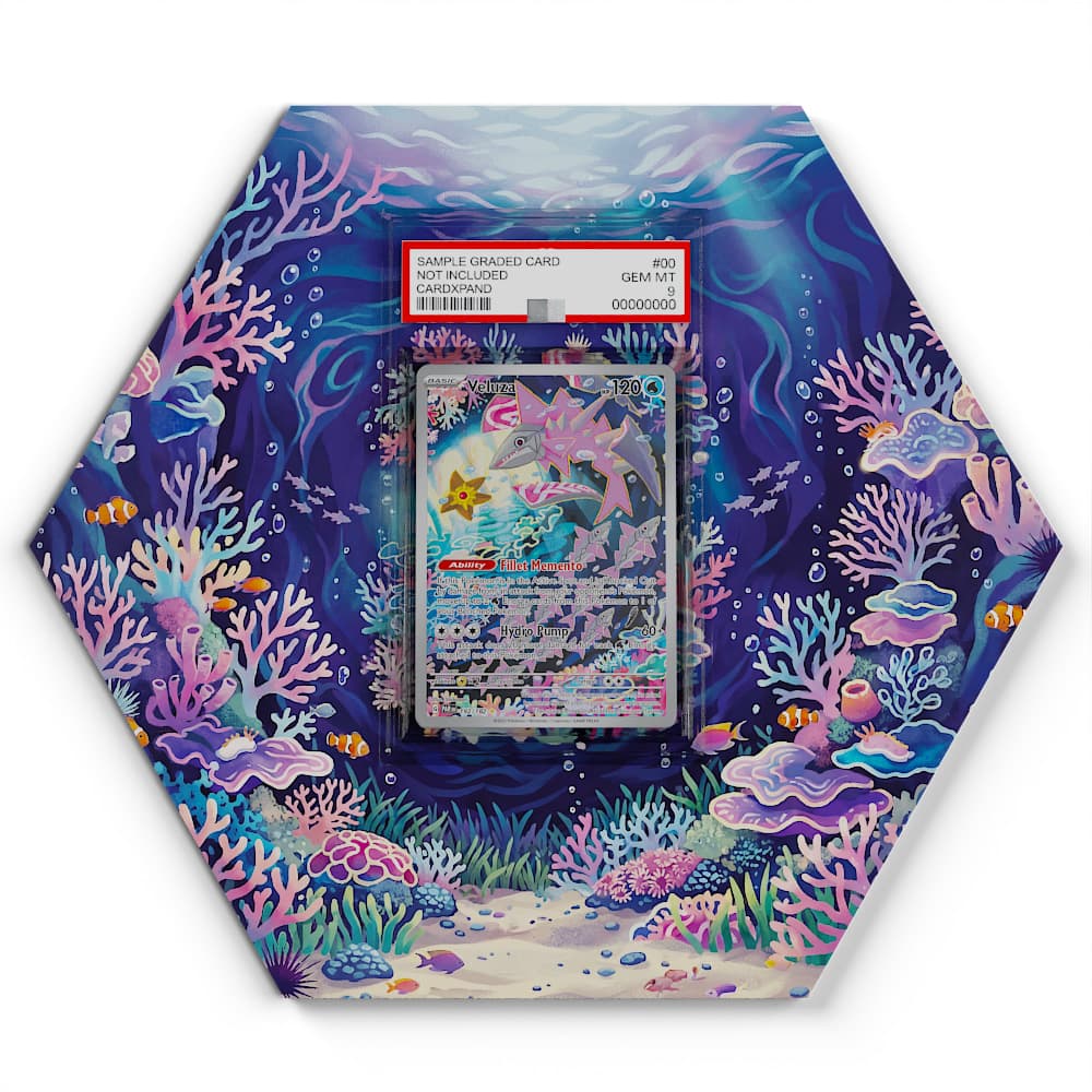 192/182 Veluza - Extended Artwork Pokemon Card Display