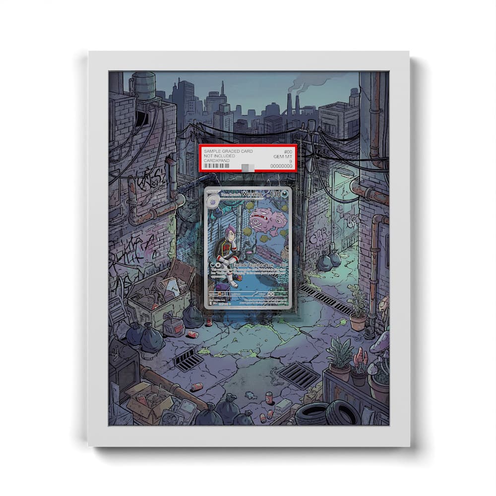 199 Team Rocket's Weezing - Extended Artwork Framed Pokemon Card Display