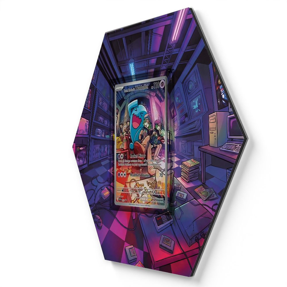 203 Team Rocket’s Wobbuffet - Extended Artwork Pokemon Card Display