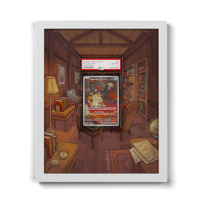 203 Team Rocket's Meowth - Extended Artwork Framed Pokemon Card Display
