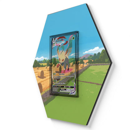 205/203 Leafeon VMAX - Extended Artwork Pokemon Card Display