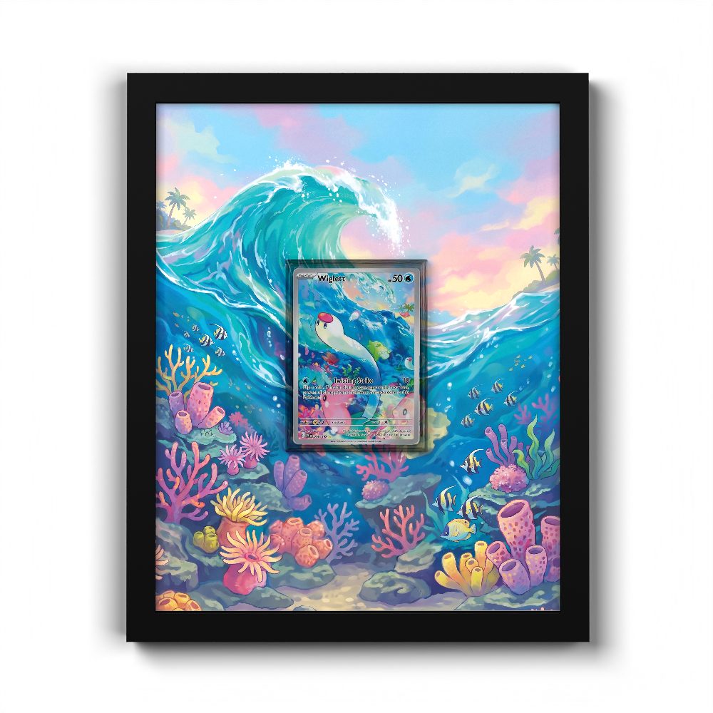 206/198 Wiglett - Extended Artwork Pokemon Card Frame