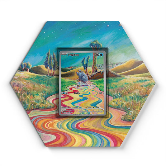 208/193 Frigibax - Extended Artwork Pokemon Card Display