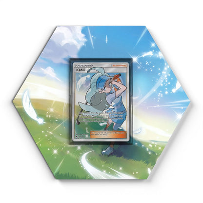 210/214 Kahili - Extended Artwork Pokemon Card Display