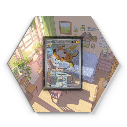 211/193 Raichu - Extended Artwork Pokemon Card Display