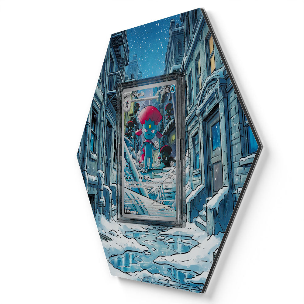 228/217 Weavile - Extended Artwork Pokemon Card Display