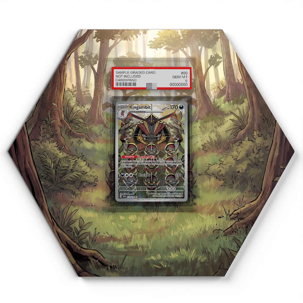 220/198 Kingambit - Extended Artwork Pokemon Card Display