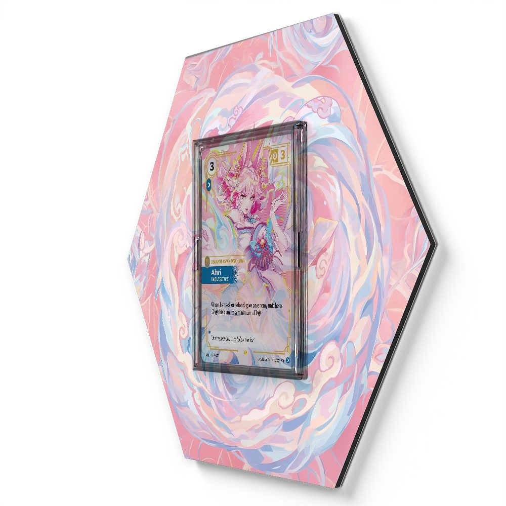 227/221 Ahri Inquisitive (Spiritforged) - Extended Artwork Riftbound Card Display
