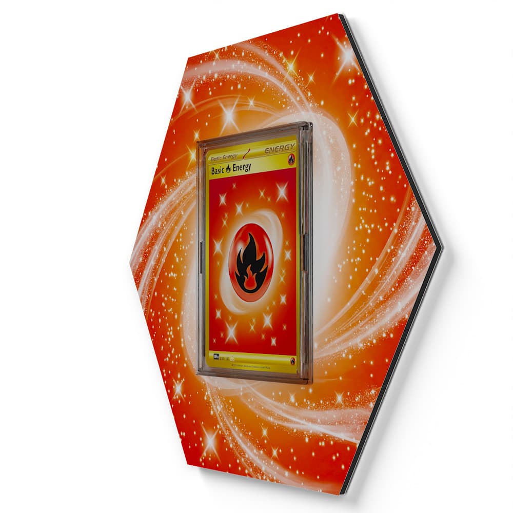 230/197 Basis-Feuer-Energie - Extended Artwork Pokemon Card Display