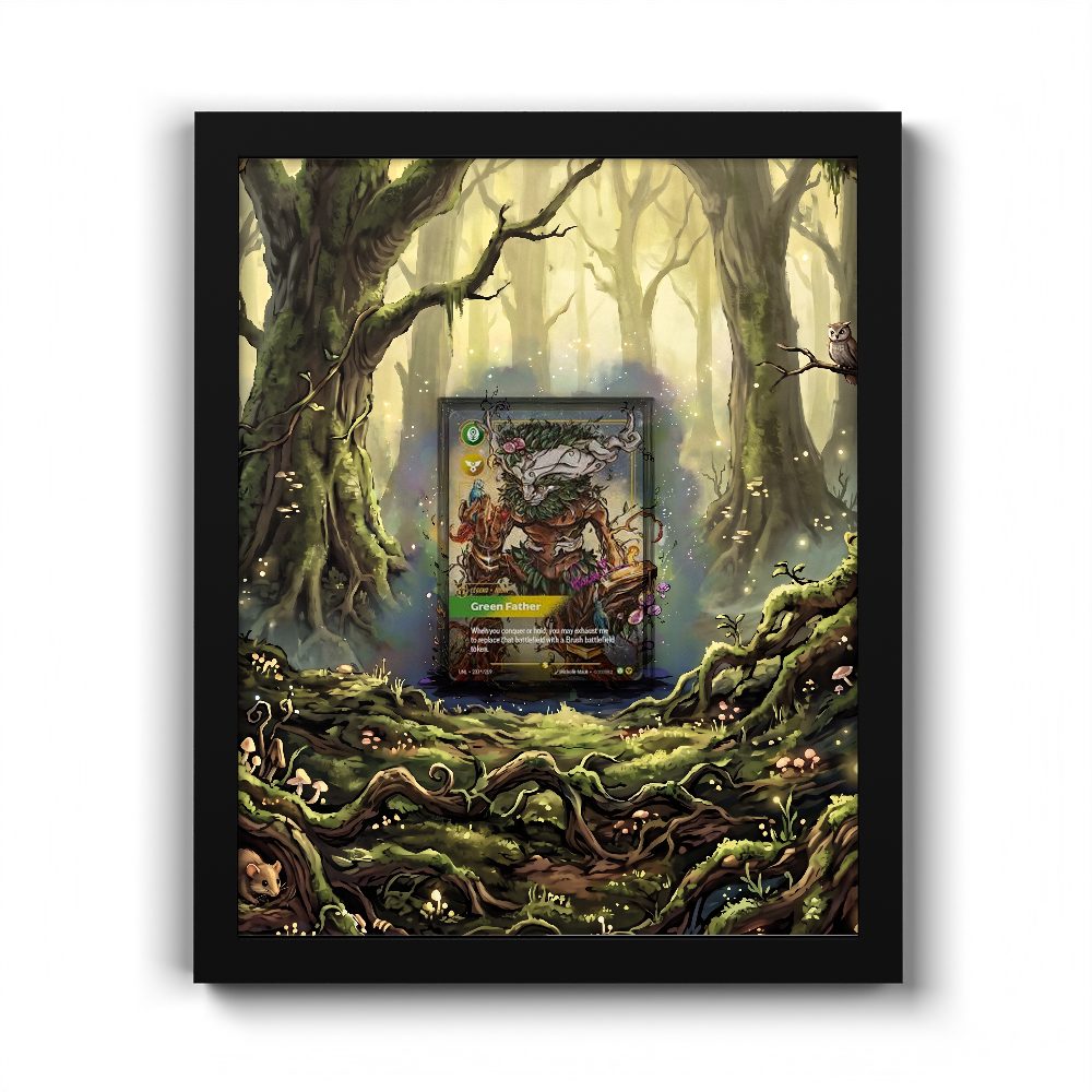 233/219 Green Father - Extended Artwork Gundam Card Frame