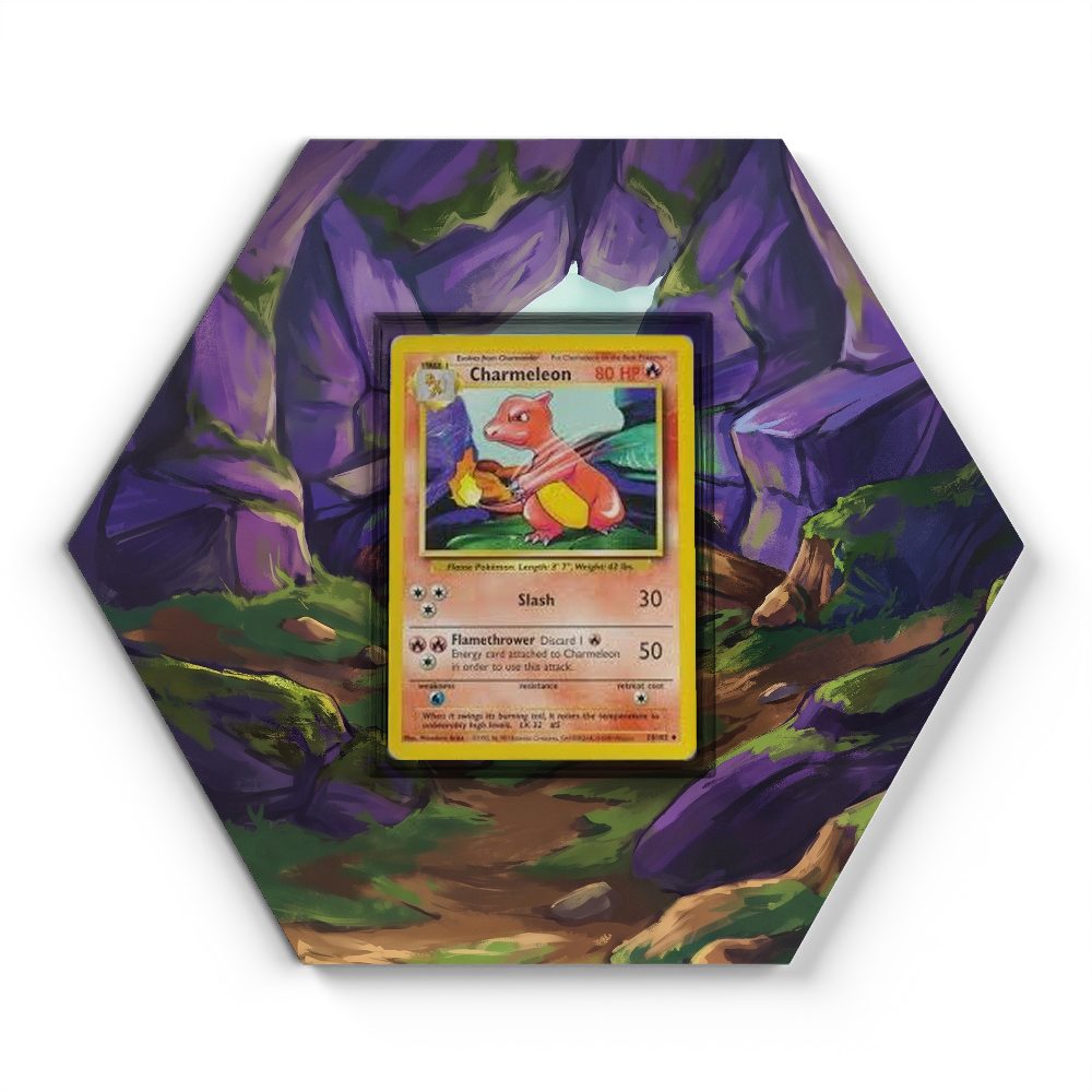 24/102 Charmeleon - Extended Artwork Pokemon Card Display
