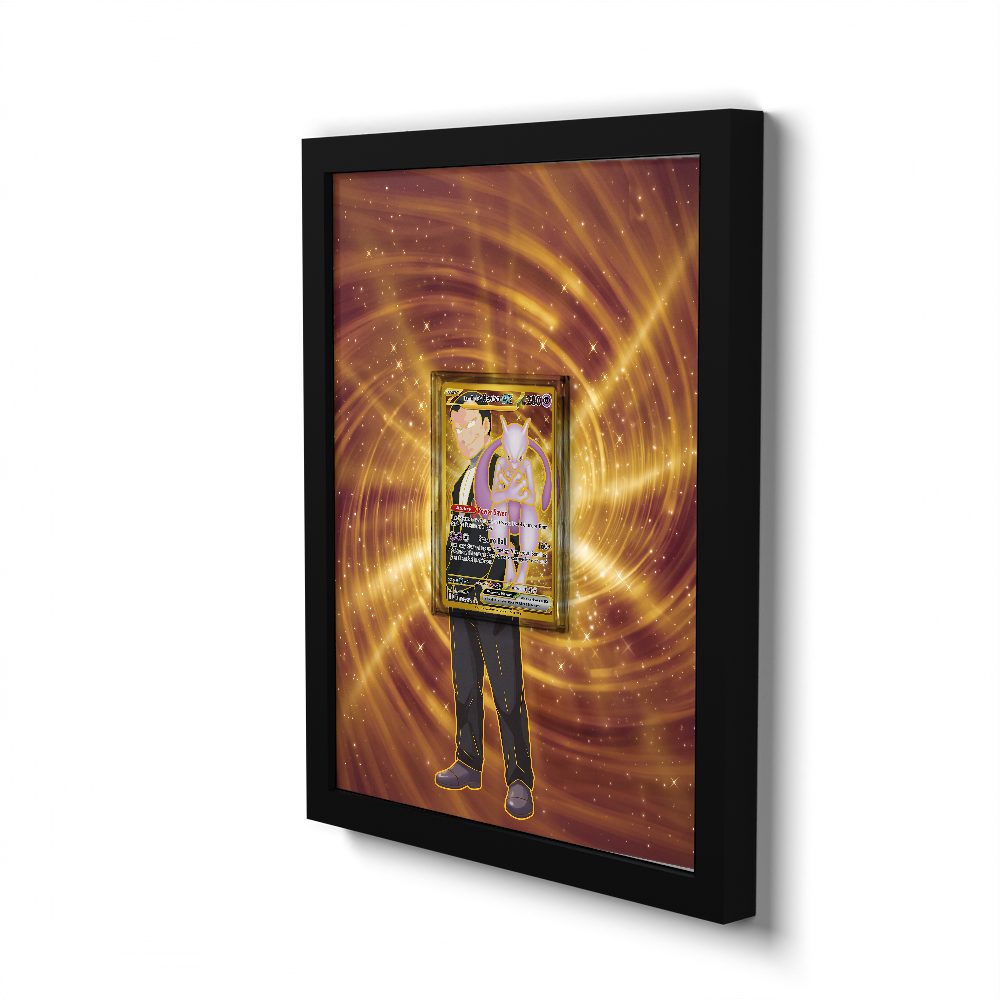 240/182 Team Rocket's Mewtwo EX - Extended Artwork Pokemon Card Frame