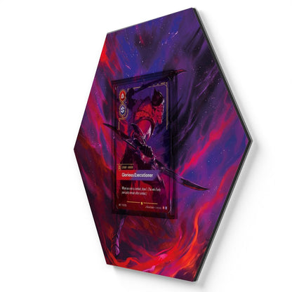 242/221 Legend - Draven Glorious Executioner - Extended Artwork Riftbound Card Display