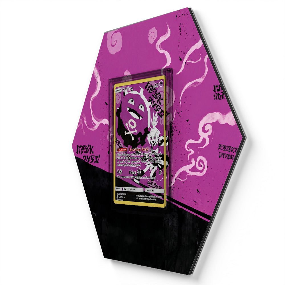 243/236 Koffing - Extended Artwork Pokemon Card Display