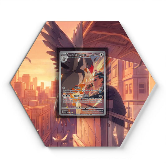 249/217 Larry's Staraptor - Extended Artwork Pokemon Card Display