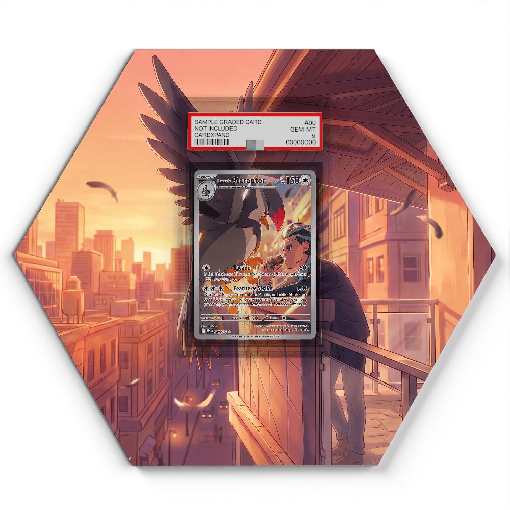 249/217 Larry's Staraptor - Extended Artwork Pokemon Card Display