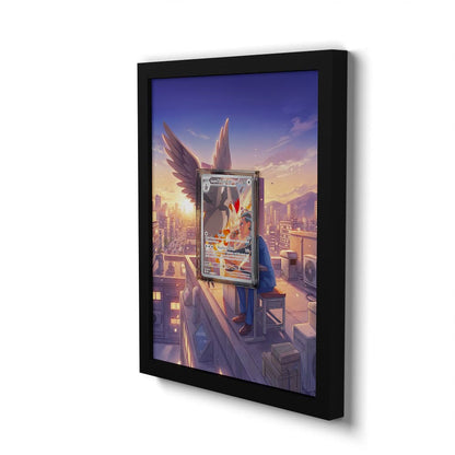 249 Larry's Staraptor - Extended Artwork Framed Pokemon Card Display