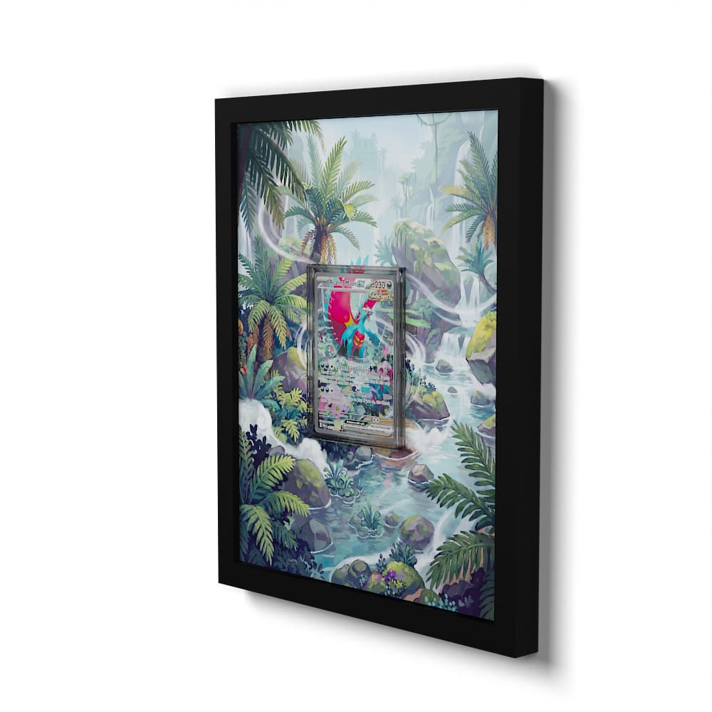 251/182 Roaring Moon - Extended Artwork Framed Pokemon Card Display